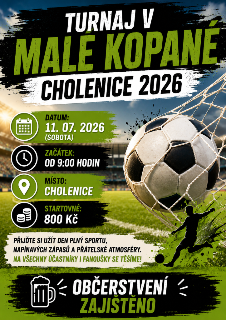 Turnaj v&nbsp;malé kopané